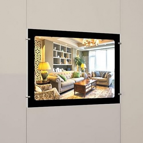 A3 Landscape Framed LED Light Pocket Kit